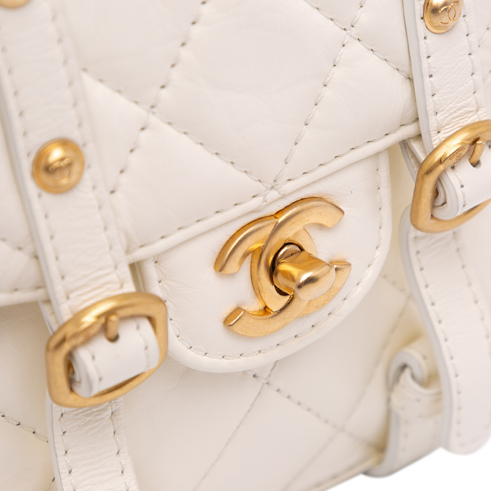 Pre-Loved Chanel Mini Aged Calfskin City School Flap - Picture 7 of 12
